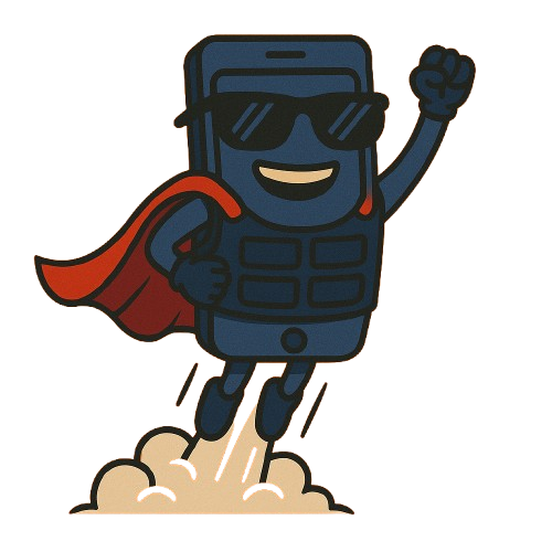 Logo do celular herói